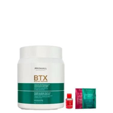 Imagem de Btx Capilar Orgânico Blend Repair 1kg Prohall Professional Com 2 Sachê