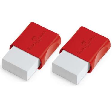 Imagem de Borracha FABER CASTELL Grande Escolar Com Cinta - Kit 2und - Faber-Cas