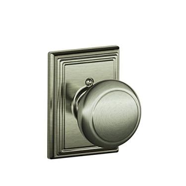 Imagem de Maçaneta Andover com trava de acabamento Addison, latão antigo (F170 e 609 ADD)