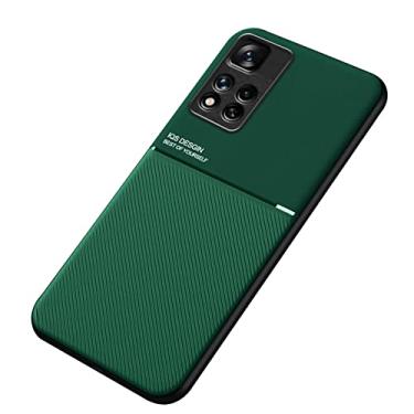 Imagem de Kepuch Mowen Capa para Xiaomi Redmi Note 11 Pro 5G(China)/Note 11 Pro+ - Case Placa de Metal Embutida para Xiaomi Redmi Note 11 Pro 5G(China)/Note 11 Pro+ - Verde