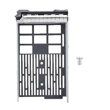 Imagem de Lazmin Suporte de disco rígido, suporte de bandeja de disco rígido SSD SAS SATA de 3,5" para servidor R410 R510 R710 R730 R720, boa compatibilidade, ultrafino, ultraleve e fácil