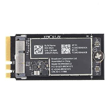 Imagem de Zyyini Adaptador de rede, 300 Mbps/867 Mbps placa de rede para desktop, adaptador WiFi NGFF M.2 de banda dupla 2,4 G/5 G com antenas, para 7/8/10/OS X/para Hackintosh (sem antena)