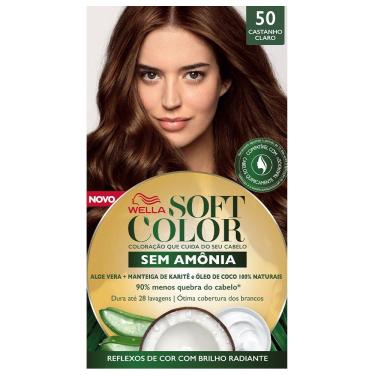 Imagem de Kit Tintura Soft Color Castanho Claro 50 Soft Color