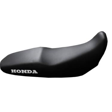 Imagem de Capa de Banco Preta para Moto Bross 150 com Logo Honda