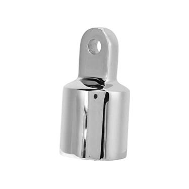 Imagem de Barco de encaixe da tampa superior, tampa da extremidade do olho resistente à corrosão resistente à ferrugem de aço inoxidável para iate(Tampa deslizante 22 mm)