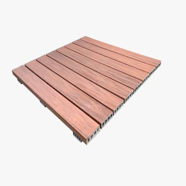 Imagem de Deck Modular 86x86cm Texturizado In Brasil Ipê