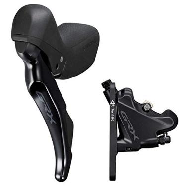Imagem de Conjunto de freio de disco de bicicleta montado SHIMANO - ST-RX400-KIT, Preto, Right - 10-Speed