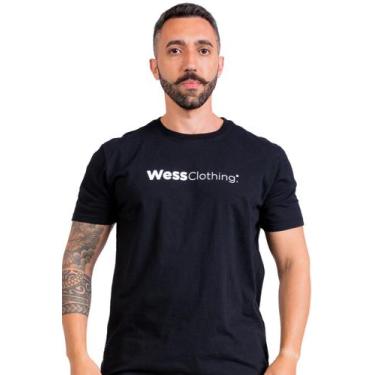Imagem de Camiseta Basic Brand He Wess Preta - Wess Clothing