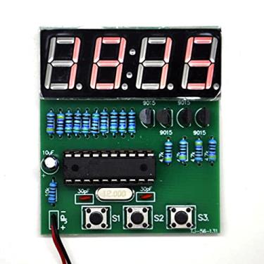 Imagem de Gikfun C51 4 Bits Digital LED Kits de Relógio de Solda Eletrônica Placa de Aprendizagem de Prática Eletrônica Kit DIY para Arduino EK1939