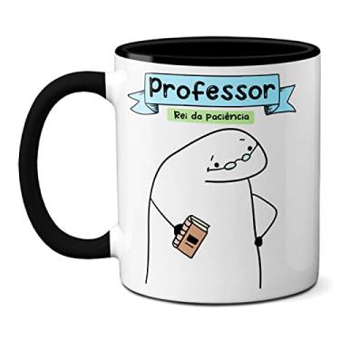 Imagem de Caneca Professor Rei Da Paciência Prova Em Dupla Você E Deus (Preta)