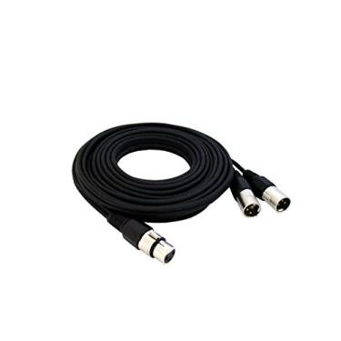 Imagem de Cabo de áudio Audio2000'S tm ADC2035 com conectores macho duplo para um XLR fêmea