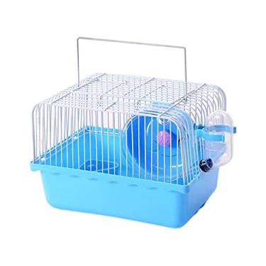 Imagem de Ioensy para Hamster Garrafa de água Gaiolas de para Gerbil Habitat Casa Suprimentos para Animais de Estimação, Azul