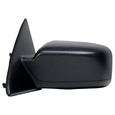 Imagem de Fit System Espelho lateral do motorista para Ford Fusion, Mercury Milan, preto com capa texturizada, sem lâmpada de poça, não dobrável, energia aquecida