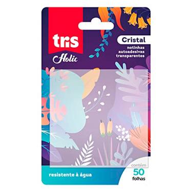 Imagem de Nota Autoadesiva Tris Holic Transparente Cristal 50 Folhas