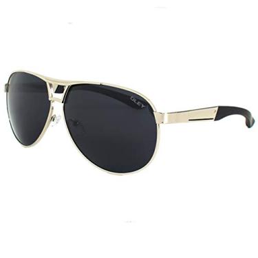 Imagem de Óculos de Sol Masculino Retangular Estilo Aviador Oley Polarizados com Proteção uv400 Y1611 (C1)