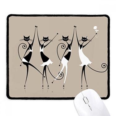 Imagem de Mousepad para gatos Celebrate Party Cheers Tapete de borracha para jogos