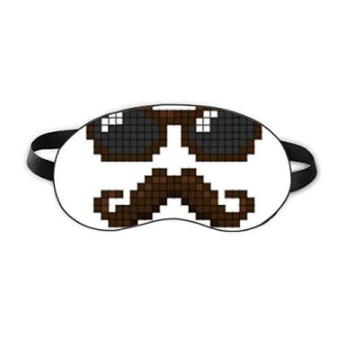 Imagem de Óculos de sol Beard Man Pixel Sleep Eye Shield Soft Night Blinfold Shade Cover