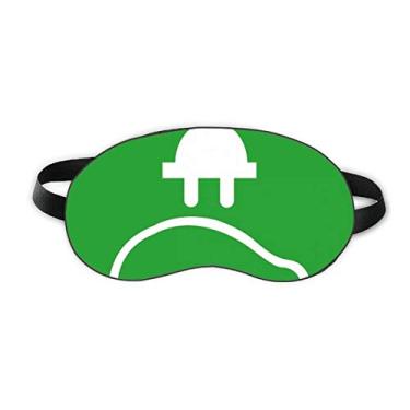 Imagem de Plugue de desenho animado para veículos energéticos protege o meio ambiente e o sono capa para sombra noturna macia