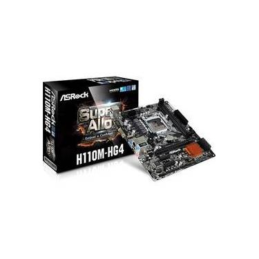 Placa Mae Asrock Micro Atx (1151) - H110m-Hg4 - 6a Ger