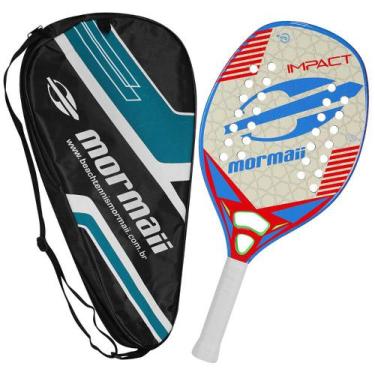 Imagem de Raquete Beach Tennis Mormaii Impact Tenis De Praia Com Capa