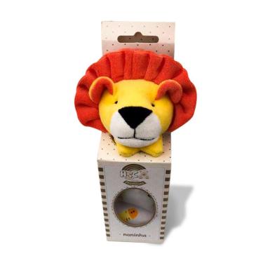 Imagem de Naninha Hsc Plush Algodão Leão Amarelo