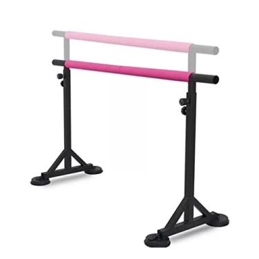 Imagem de Ballet Barre Barra de balé portátil com haste de extensão de aço ajustável, adequada para famílias/estúdios/escolas, pode suportar um peso de 200 kg (Color : Pink, Size : 2.3M/7.5FT)