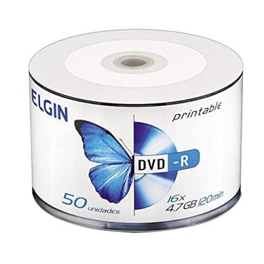 Imagem de Dvd Gravável, Elgin, Printable, Dvd-R, 4.7 gb, 120 Minutos, 8x, Tubo com 100