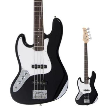 Imagem de Baixo Canhoto Jazz Bass 4 Cordas Strinberg Jbs40 Black