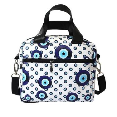 Imagem de Bolsa Térmica G Lancheira Academia Trabalho - Vários Modelos, LuckBaby (Olho Grego)