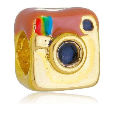 Imagem de Berloque Instagram Separador Pandora Banhado a Ouro 18k - Premium