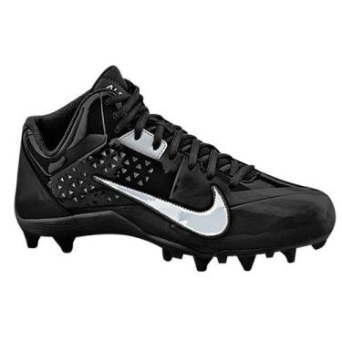 Imagem de Mens Nike Alpha Strike 3/4 TD Football Cleat Black/White Size 9.5
