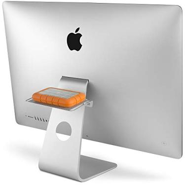 Imagem de Twelve South Mochila para iMac e monitores Apple | Prateleira de armazenamento oculta para discos rígidos e acessórios (prata)