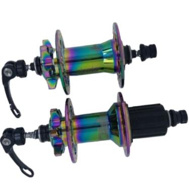 Imagem de Par De Cubos 36f Rainbow Barulhentos Bike Mtb P/ K7 8v 9v 10v 11v 12v Blocagens Mountain Bike