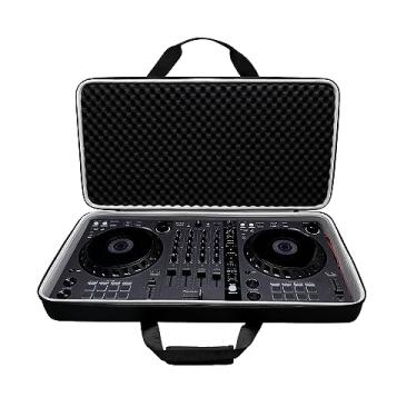Imagem de XANAD Capa rígida para Pioneer DJ DDJ-FLX6 4 decks ou Hercules Inpulse T7 2 Deck Rekordbox e Serato DJ Controller – Bolsa protetora de armazenamento para transporte