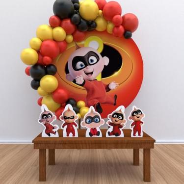 Imagem de Kit Decoração Painel Redondo Festa de Aniversário Infantil Zezé Bebê Incrível Incríveis