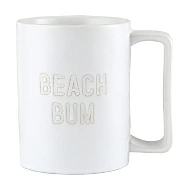 Imagem de Santa Barbara Design Studio Caneca alta de cerâmica face a face Designs de xícara de café, 473 ml, Beach Bum