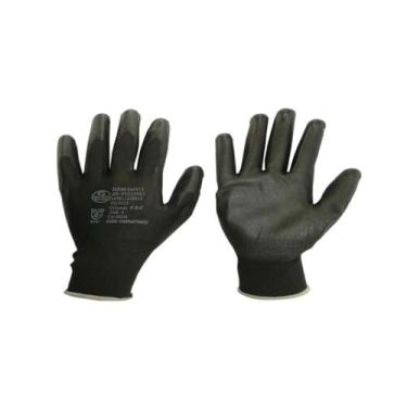 Imagem de Kit 24 Pares de Luva Multitato PU Segurança Tátil SS1003 - Super Safety Com Banho Poliuretano EPI Mecânico Proteção Jardinagem Pedreiro (8 (M))