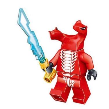 Imagem de Boneco Blocos De Montar Fangdam Espada Ninjago