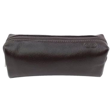 Imagem de Estojo/Necessarie PALERMO em Couro Galvani (Café)
