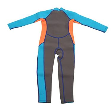 Imagem de Trajes Completos Infantis para Mergulho, Traje de Banho de Neoprene Com Proteção Solar Quente para Meninos, Meninas, Surfe e Natação (tamanho 6)