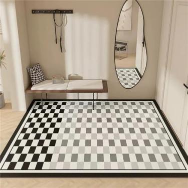 Imagem de Tapetes de entrada tapetes grandes sala de estar cozinha à prova de óleo impermeável tapete banheiro antiderrapante, 10,120x160cm