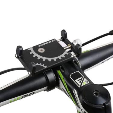 Imagem de Suporte Para Celular GPS Bike Bicicleta E Moto Em Aluminio Articulado 360º Guidão Universal