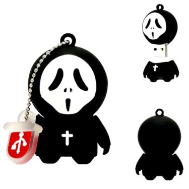 Imagem de Pen Drive USB de 16 GB - Unidades USB Ghost - Pen Drive de 16 GB - Dispositivos de armazenamento de fotos (Fantasma)