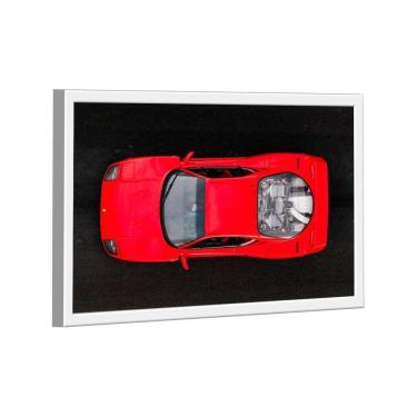 Imagem de Quadro Ferrari F40 Vermelha Cima Br Artes