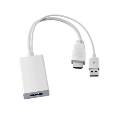 Imagem de Cabo Adaptador Conversor De Hdmi Para Displayport 4k@30hz E 1080p@60hz 3d Arc Cabletime