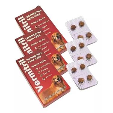 Imagem de Vermitril - Anti Pulgas E Carrapatos 12 Comprimidos Para 15kg Cada