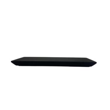 Imagem de Bandeja Slim 12X28cm Em Resina Preto Fosco