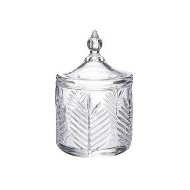 Imagem de Bomboniere De Cristal Stella Palmeira 10X15,5Cm Lyor