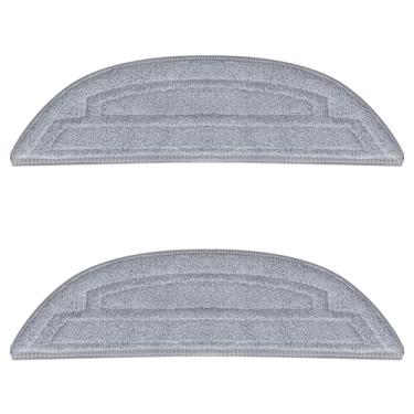 Imagem de roborock Pacote com 2 panos de microfibra para aspirador de pó robô S8 MaxV Ultra, S8 Max Ultra, com módulos duplos de vibrações sônicas, acessórios de substituição para esfregão