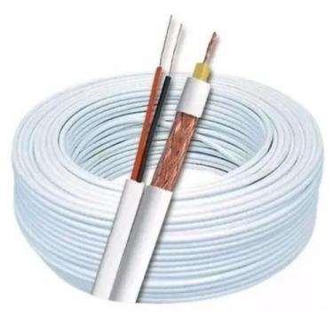 Imagem de Rolo 100M Cabo Coaxial 4Mm 80% Malha Bipolar Para Cftv - Al-Mare